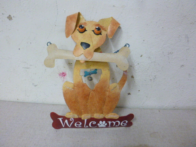 lot 168 image: Metal Welcome Sign