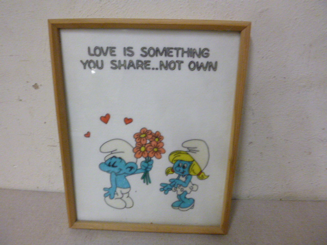 lot 191 image: Smerf Wall Hanging