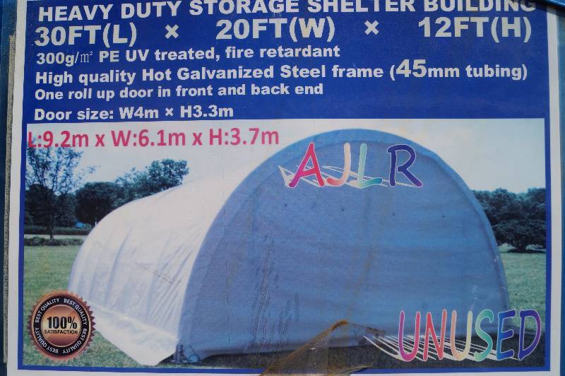 lot 40 image: Heavy Duty Fabric Storage Bulding