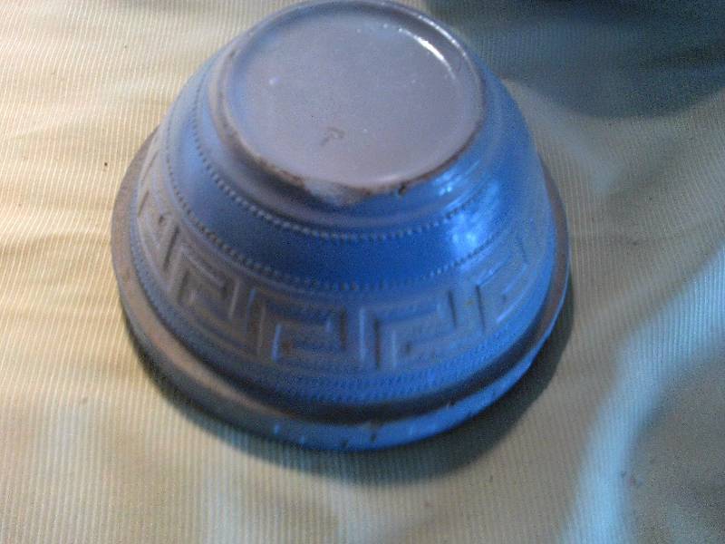 2 ANTIQUE CROCK BOWLS