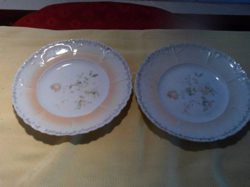 2 VINTAGE PLATES