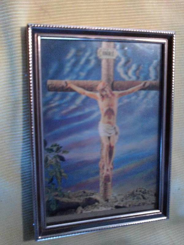 VINTAGE 3 D JESUS PICTURE