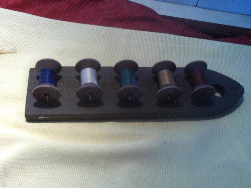 VINTAGE THREAD SPOOL HOLDER