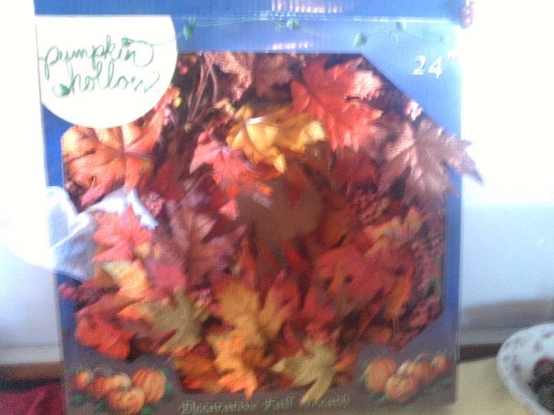 24 INCH DECRATIVE FALL WREATH