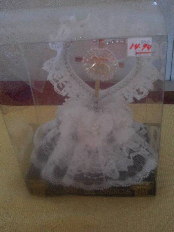 25 ANNIVERSARY CAKE TOPPER