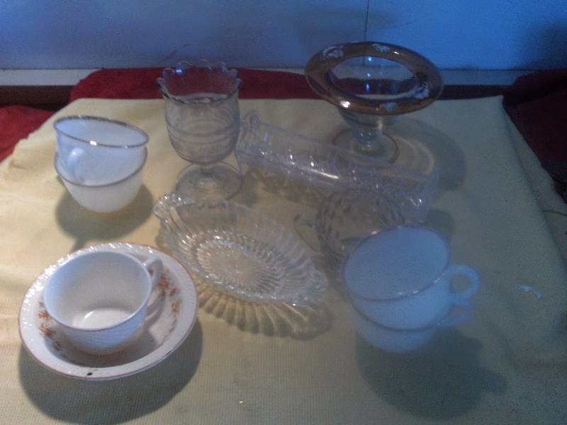 CLEAR AND COLORED GLASSWEAR