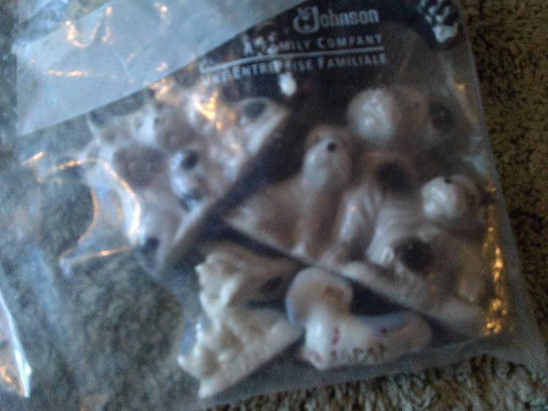 vintage puppy figurenes