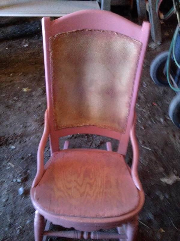 antique rocking chair