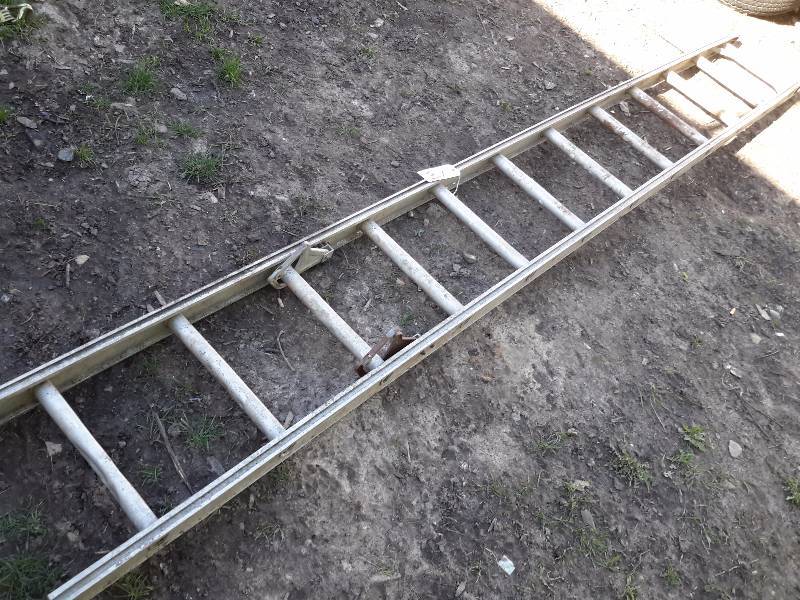 12 Ft Extension Ladder Section, Aluminum