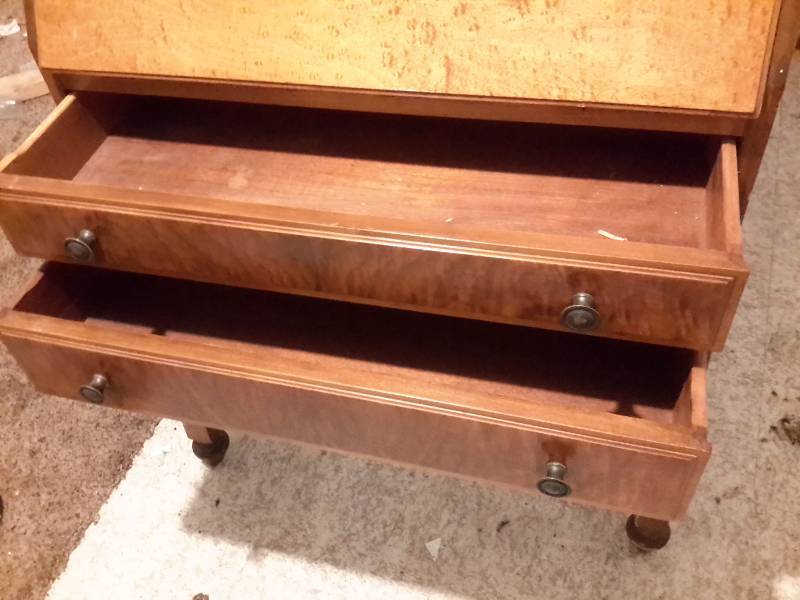 Nice Solid Wood, Antique Secretary Desk.