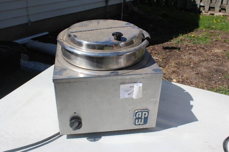 APW Wyott Stainless Steel Commercial Drop In Soup Well