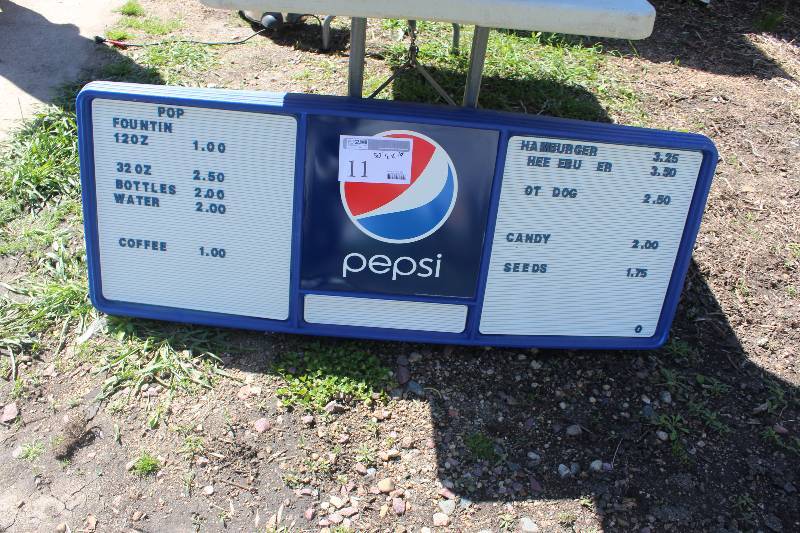 Pepsi LOGO Commercial Sale Price Display Board