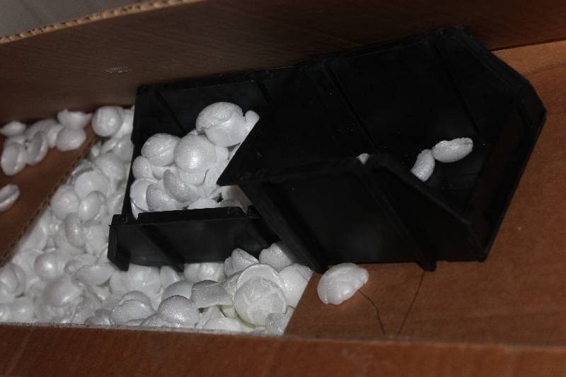lot 12 image: Lot of (3) Boxes of Individual Box Shelving