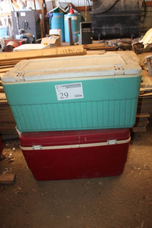 lot 29 image: Lot of (2) Large Coolers