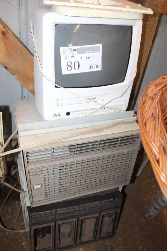 lot 80 image: Lot of (3) Including 2-AC units 1-TV