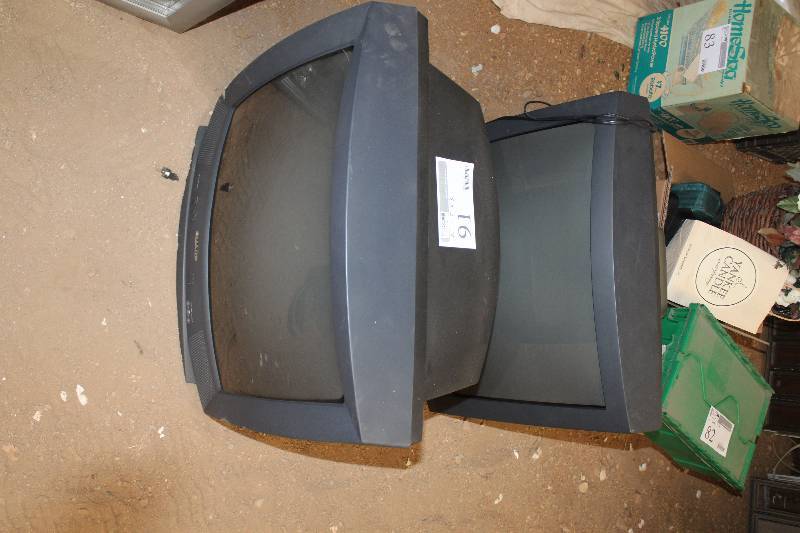 lot 91 image: Lot of (2) Sharp TV