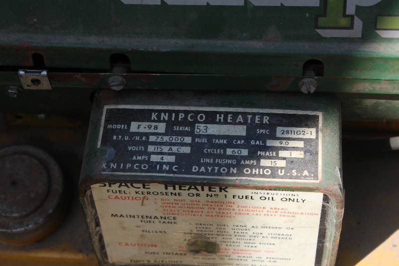 knipco kerosene heater