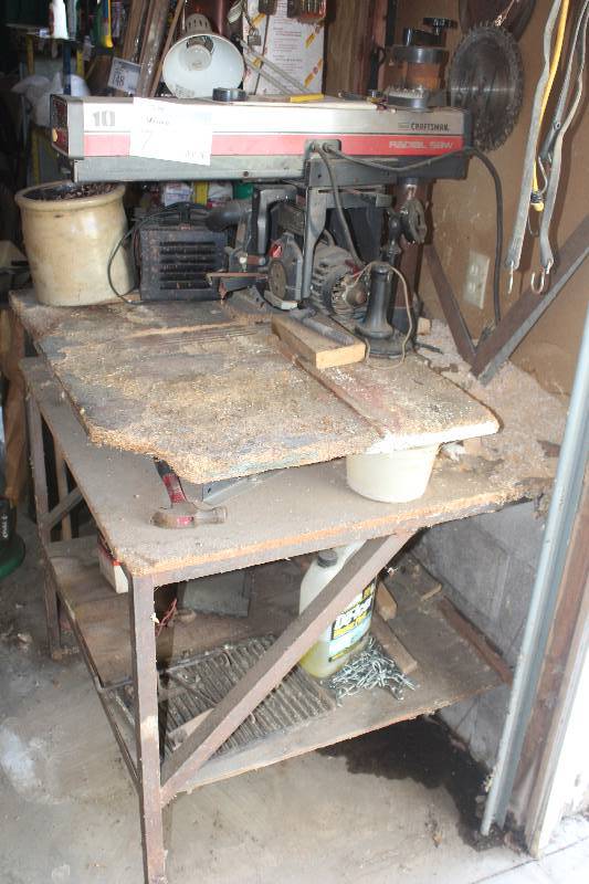 lot 7 image: Sears Craftsman 2.0hp Radial Saw