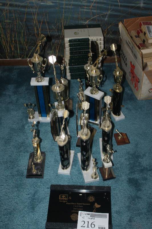 lot 216 image: Lot of Trophies