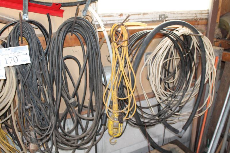lot 170 image: Wall Lot of Power Cords