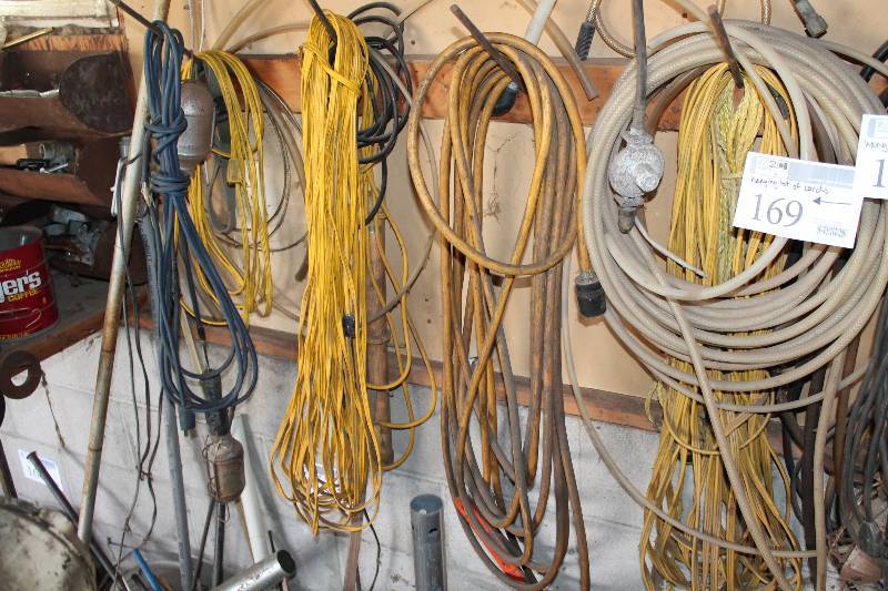 lot 169 image: Wall Lot of Power Cords