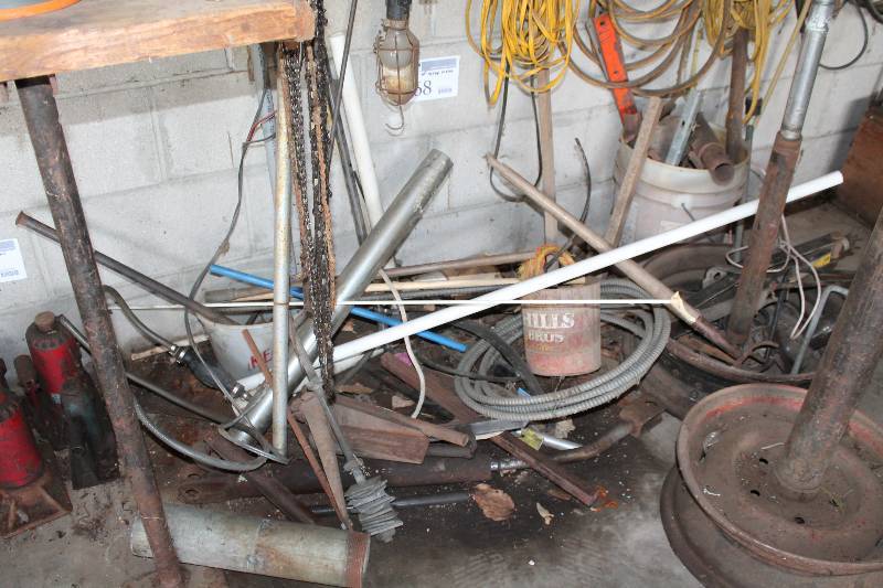 lot 168 image: Pile Lot of Scrap Metal
