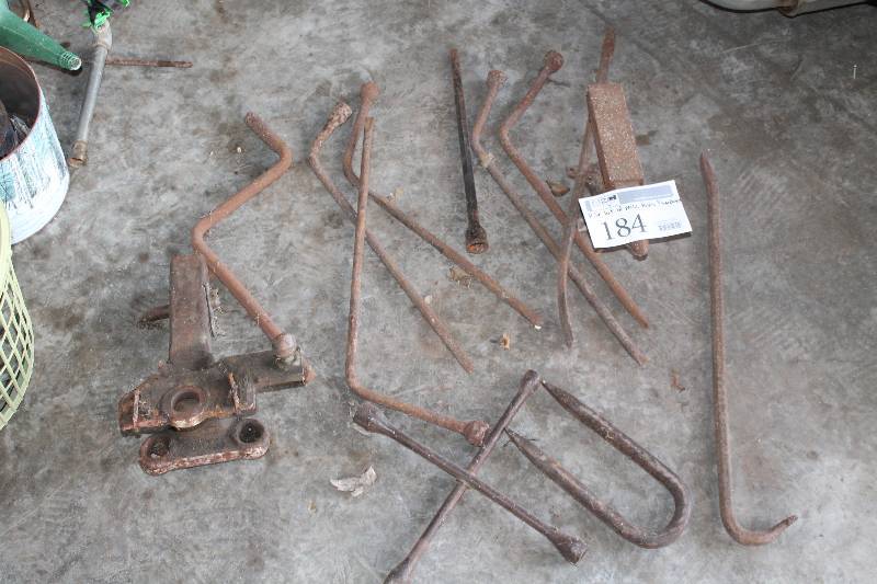 lot 184 image: Pile Lot of Miscellaneous Tools, Hardware