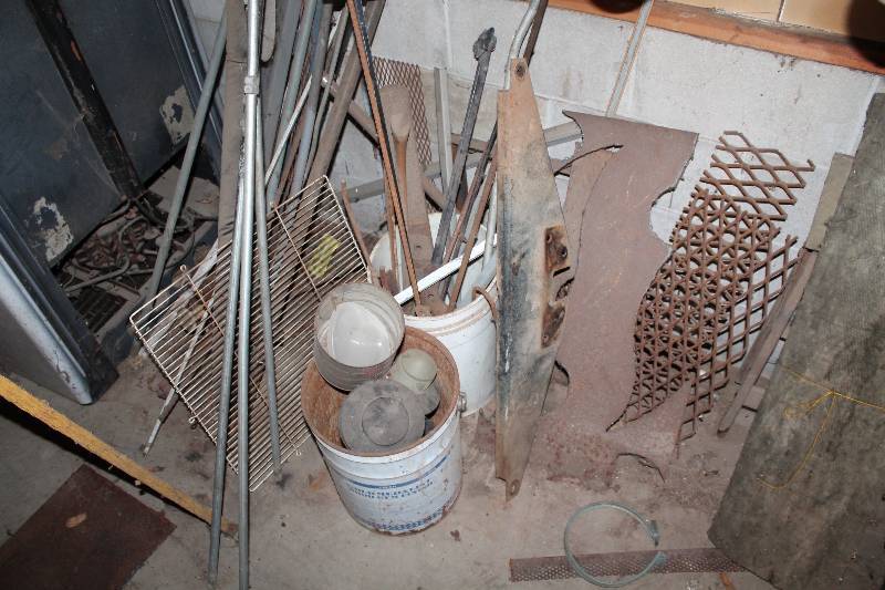 lot 131 image: Corner Lot of Scrap Metal