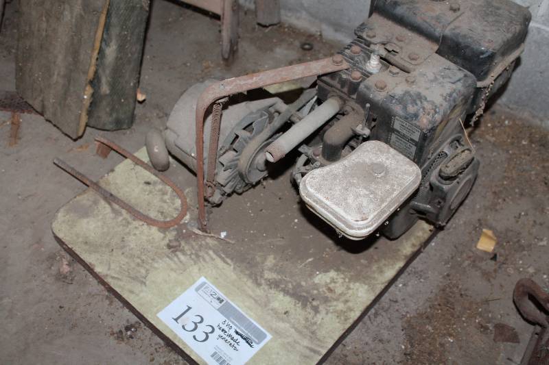 lot 133 image: 3hp Homemade Generator