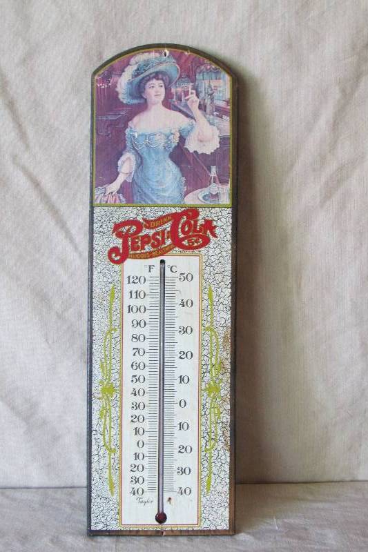 lot 5 image: Vintage Pepsi-Cola Thermometer