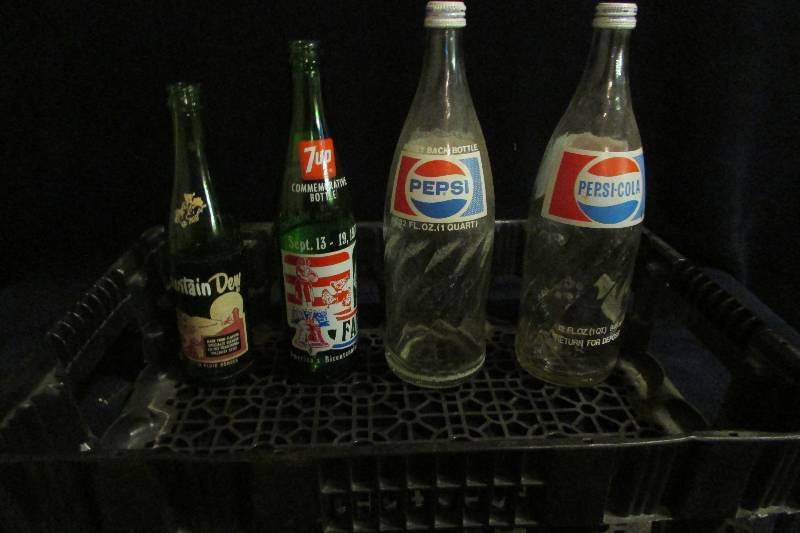 lot 48 image: Assortment of Vintage Soda Bottles