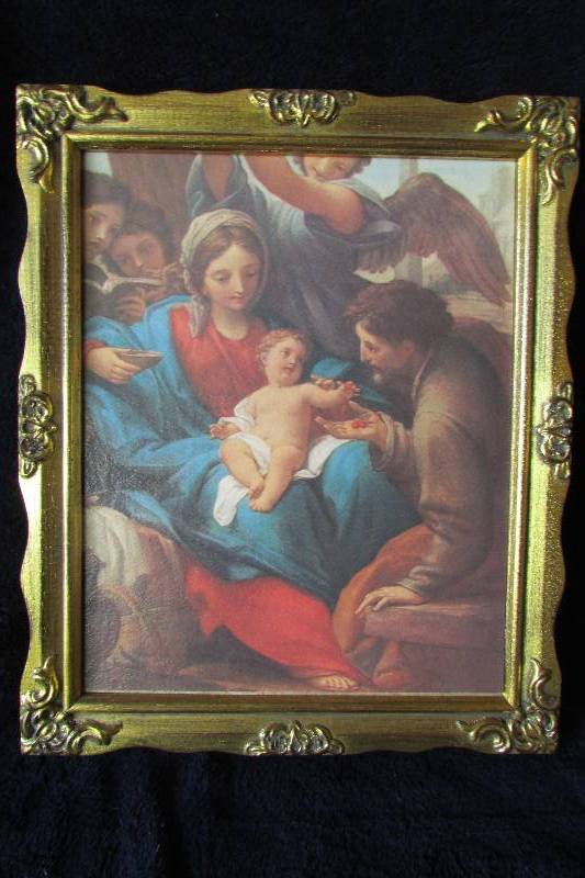 lot 86 image: Holy Family Picture