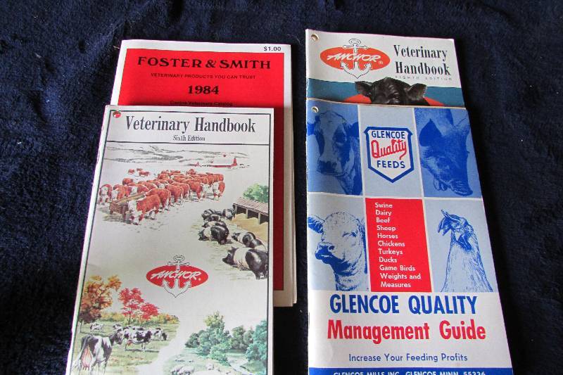 lot 91 image: Vintage Veterinary Handbooks