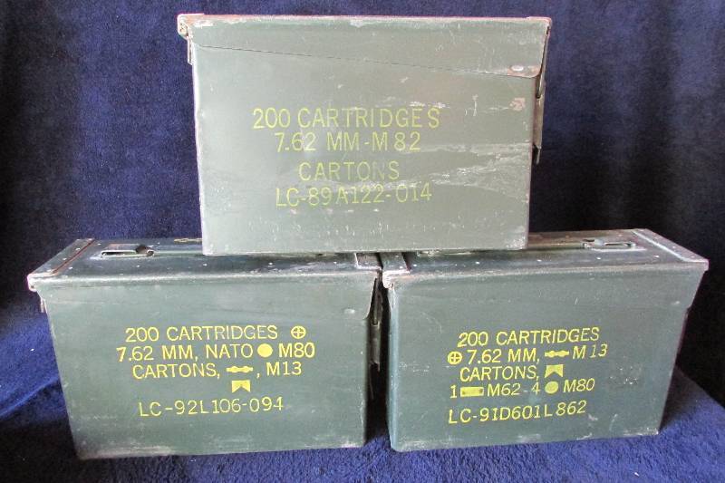 lot 112 image: Vintage Ammo Cases