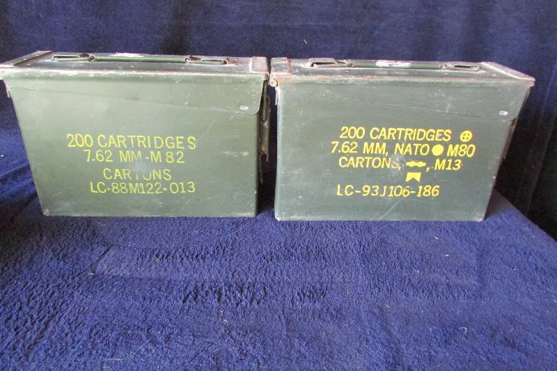 lot 113 image: Vintage Ammo Cases