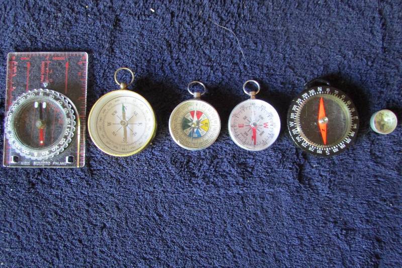 lot 122 image: Compasses