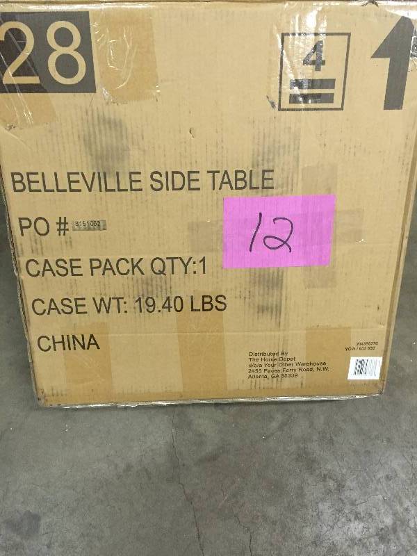lot 12 image: Belleville Patio Side Table