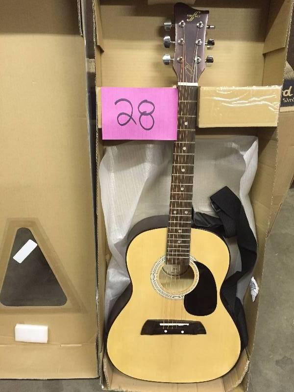 lot 28 image: First Act Adam Levine 41 Full-Size Acoustic Guitar