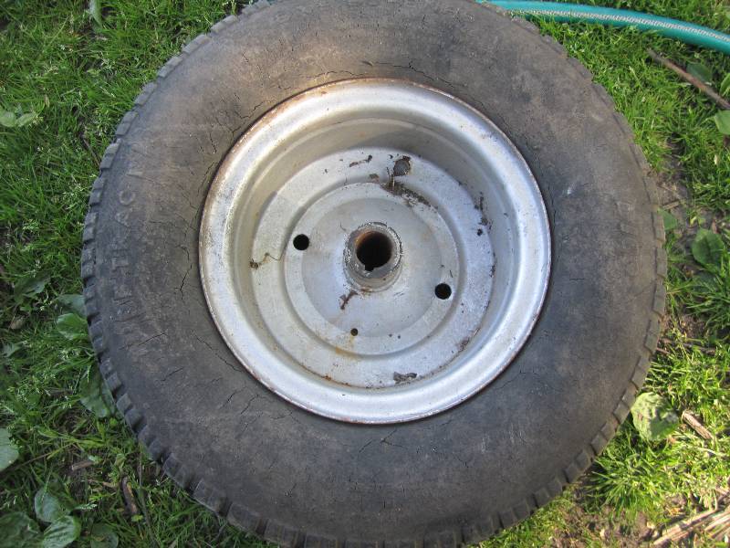 lot 217 image: Lawn mower tire...