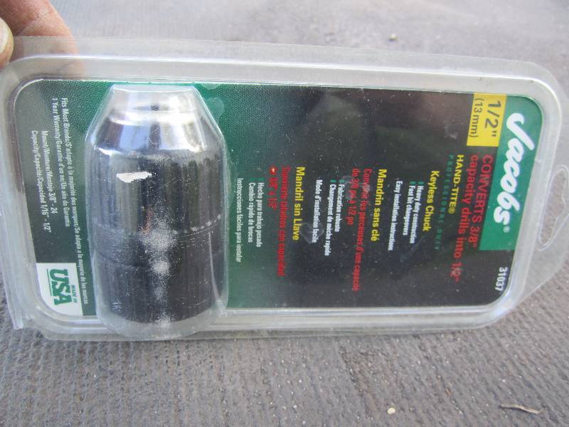 lot 237 image: New Handtite keyless chuck 38 into...