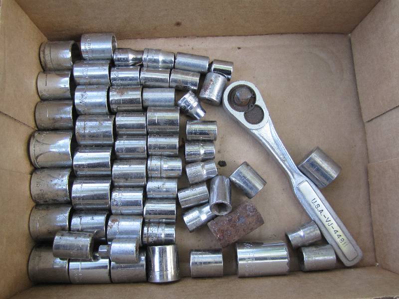 lot 239 image: Lot of 38 drive shallow sockets...