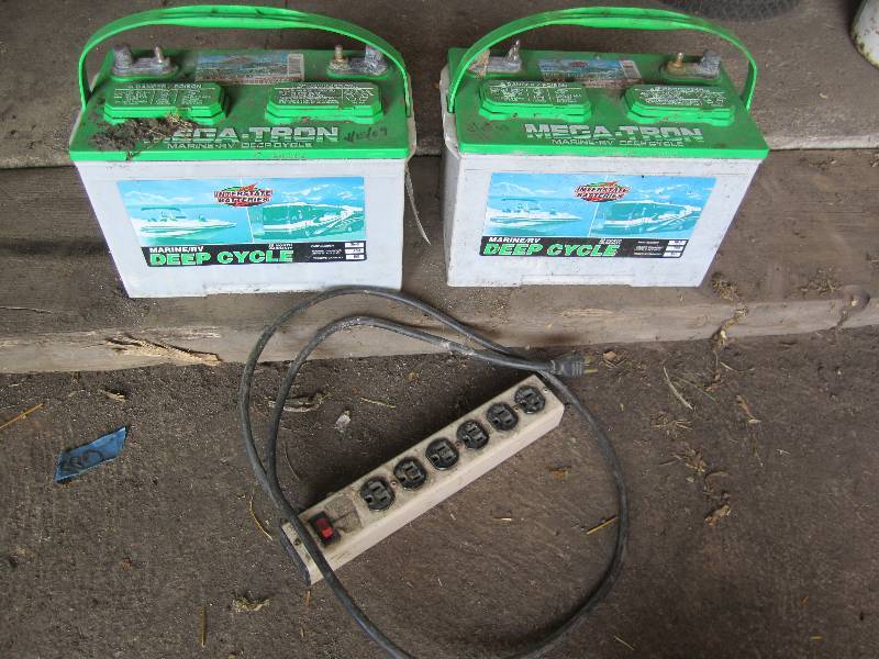 lot 311 image: 2 Marine RV deep cyccle batteries, ...