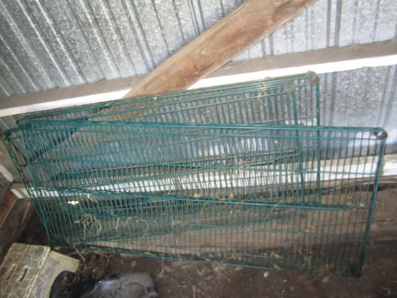 lot 395 image: 3 54 x 24 shelves, no posts...
