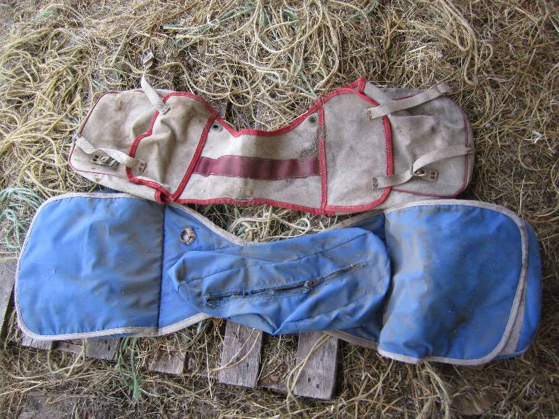 lot 414 image: 2 saddle packs...