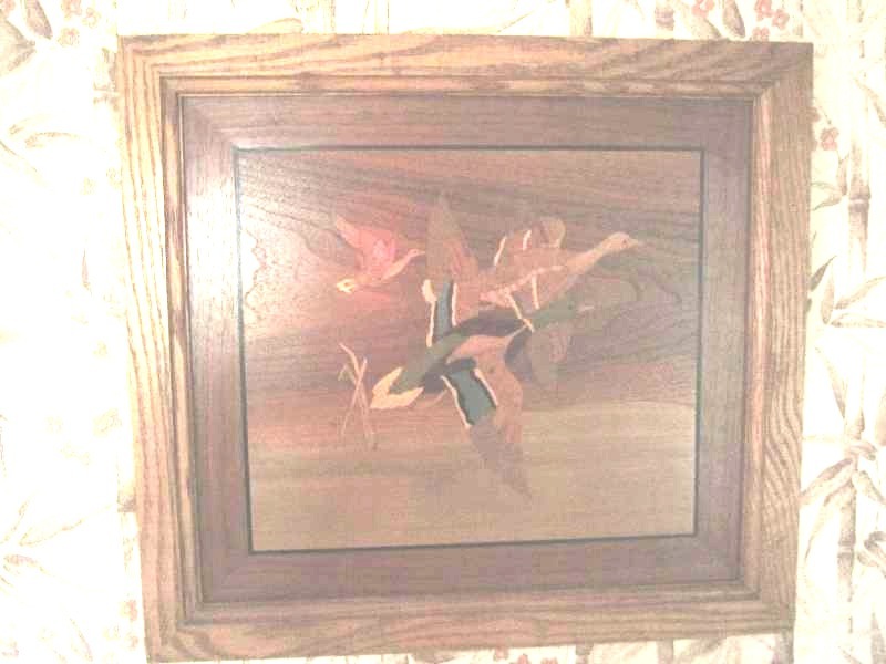 lot 22 image: All wood duck wall hanging...