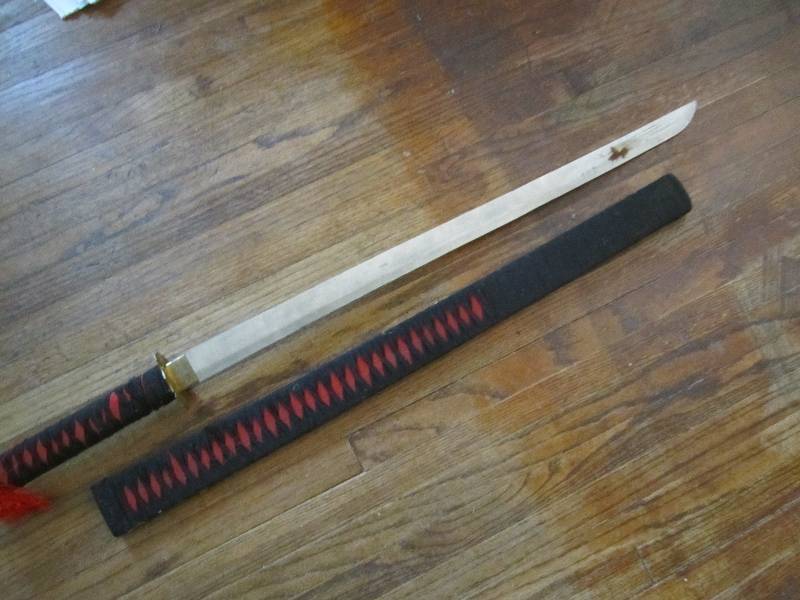 lot 33 image: Sword with sheath...