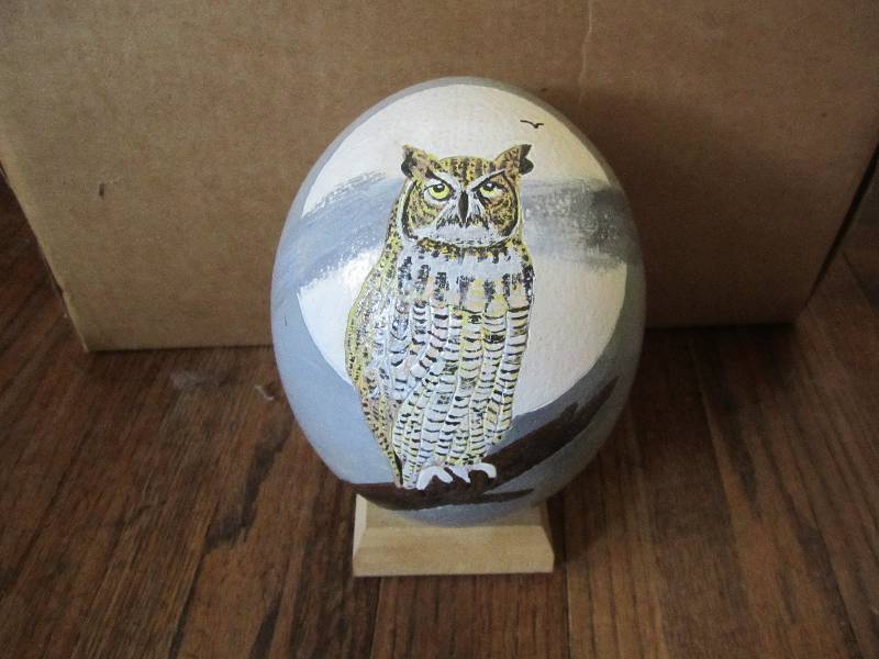lot 56 image: Locally grown hand painted ostrich ...
