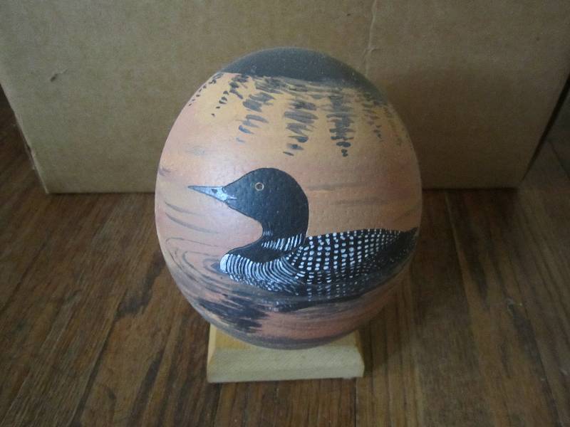 lot 62 image: Locally grown hand painted ostrich ...