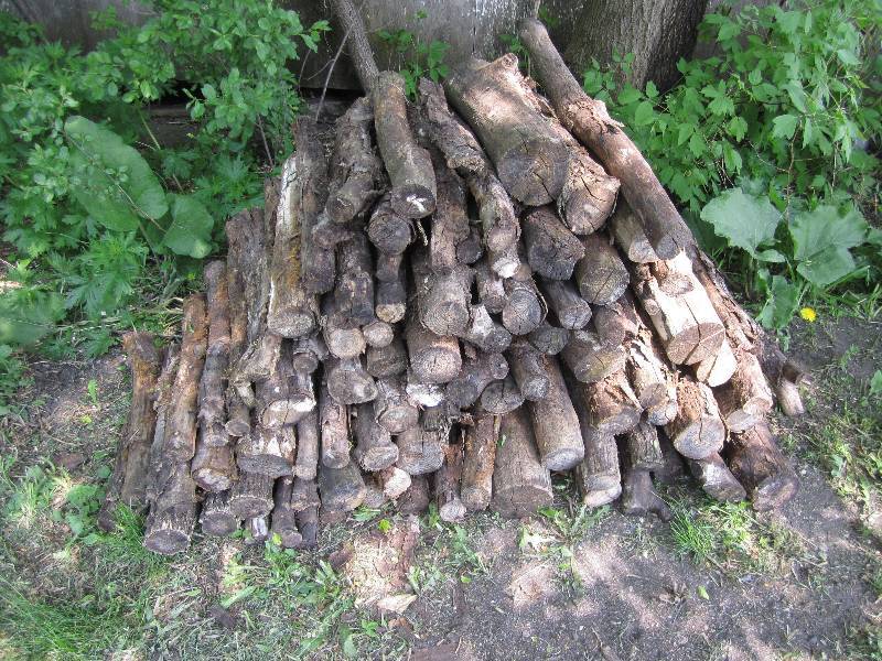 lot 12 image: Pile of fire wood, cut and ready fo...