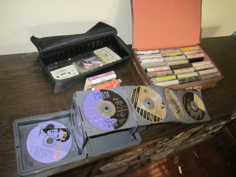 lot 457 image: Lot of tapes and CDs includes Elvis...